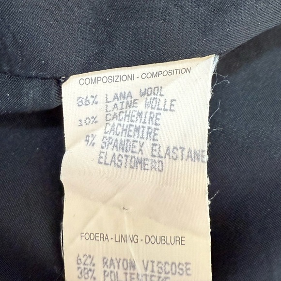 GUCCI Black Knee-Length Wool Cashmere Pencil Skirt with Leather Strip • 40 - Picture 12 of 14